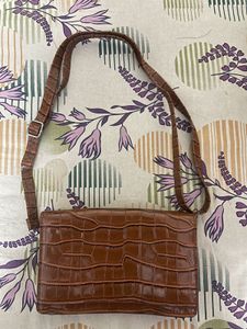 CrocBrown Sling Bag