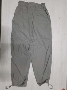 Gray Parachute Pants