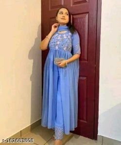 Elegant Blue Kurta Set