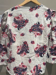 Paisley Print Top