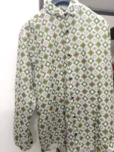 Printed Casual Shirt For Man