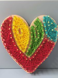 Love Heart String Art
