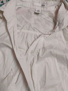 White Wrap Top with Tie
