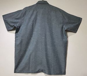 Striped Button-Down Shirt