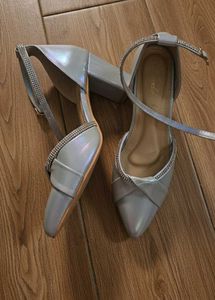 Elegant Silver Heels