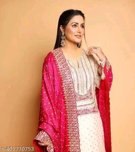 Maroon Embroidered Indian Suit
