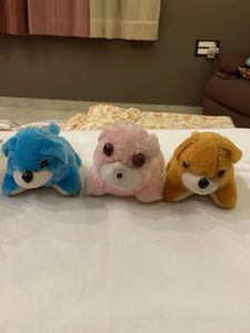 Cute Plush Puppy Trio