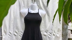 5196 MINI BLACK CUTE DRESS