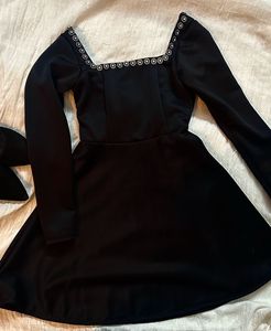 Printerest Black Dress