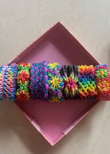 Loom bands handmade bracelets for kids