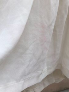 White Peplum Top