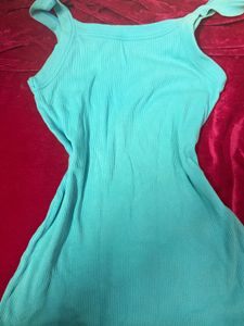 Sea blue tank top