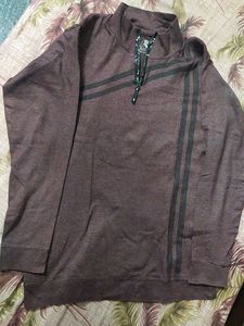 Striped Maroon T-Shirt