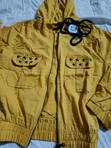 Yellow Star Pocket Hoodie