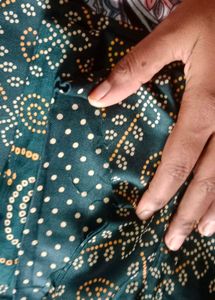 Bandhani print dress material