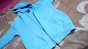 Blue Zip-Up Hoodie