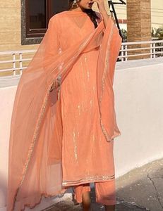 Peach Kurta Set