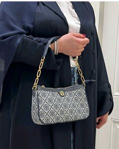 TORY BURCH  Monogram Jacquard Studio Bag Wd Box