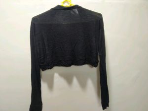 Womens Crop Shrug.Long Sleeves. Small Size