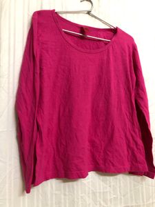 Sporto Rose Pink Full Sleeve T Shirt
