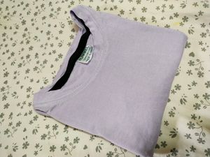 Lavender Colour Cute T-shirt