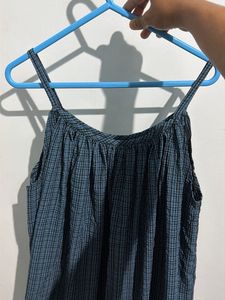 Blue Plaid Sundress
