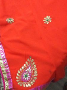 Gota Patti Work Saree
