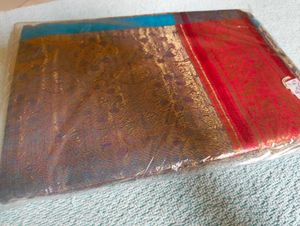 Bengali Taant Cotton Zari Border Saree