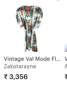 🇺🇲Vintage Floral Robe