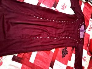 Elegant Maroon Kurta
