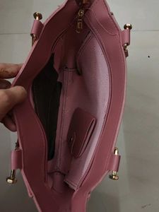 New Pink Quilted Handbag