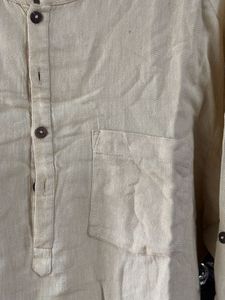 Men&#39;s Lightweight Linen Short Kurta
