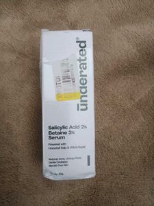 underated face serum salicylic acid