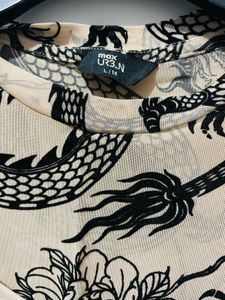 Max-urbn Mesh Top With Camisole 🐉