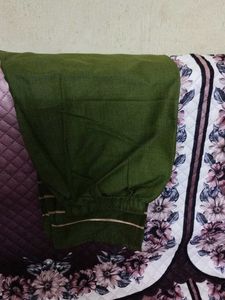 Olive Green Salwar Kameez Suit