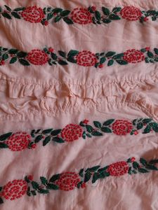 Mulmul Dress 2 Pcs With Embroidered Jacket