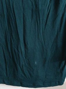 Green Deep V-Neck Top
