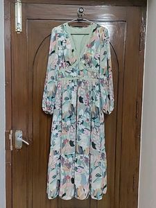 Floral Print Midi Dress