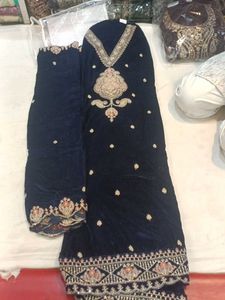 Elegant Velvet dress material