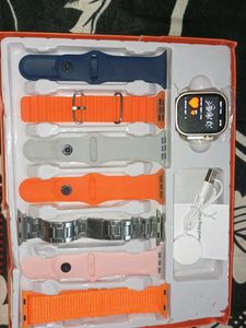 Smart Watch with Interchangeable Bands 7 In 1