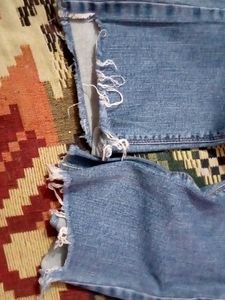 Ripped Knee Denim Jeans