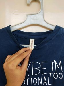 Navy Blue Tshirt For Women