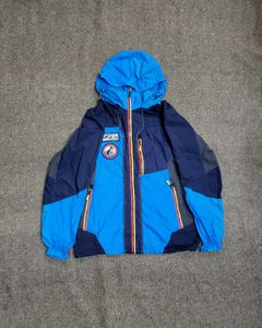 Blue Hooded Jacket