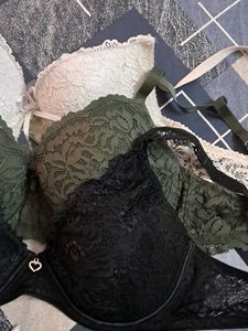 combo Of Four Imported Fabric Bra N Panty