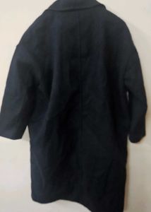 Korean Trendy Black Trench Coat