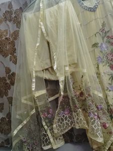 Pakistani Suit With Heavy Embirodry Dupatta