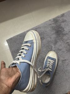 Blue Canvas Sneakers