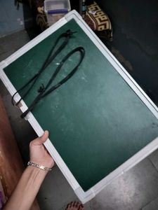 Green & Silver Framed Chalkboard