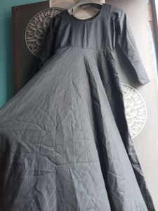 Anarkali Suit With Black Dupatta