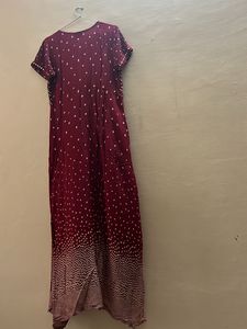 Floor Lenght Kurti With Front Slit